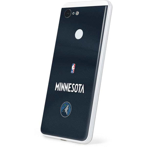 NBA Minnesota Timberwolves Jersey Google Pixel 3 Skin